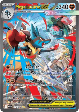 Mega Lucario ex (MEG 179)