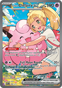 Lillie's Clefairy ex (ASC 280)
